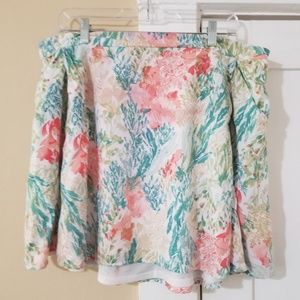 Old Navy XL Floral Patterned Skirt (with pockets!)